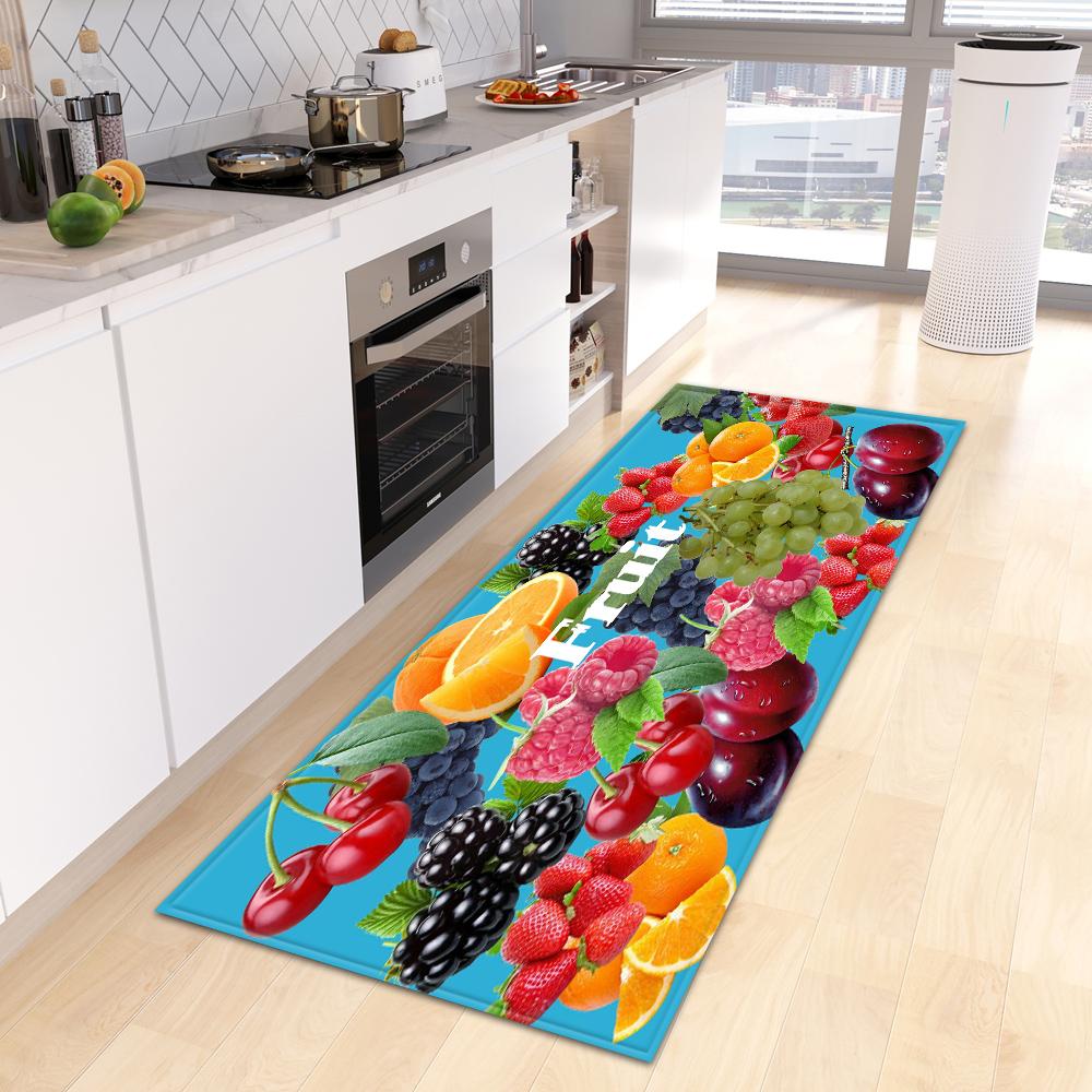 Entrance Door Mat Fruit Corridor Kitchen Mat Living Room Floor Mat Bathroom Door Household Non-slip Carpet