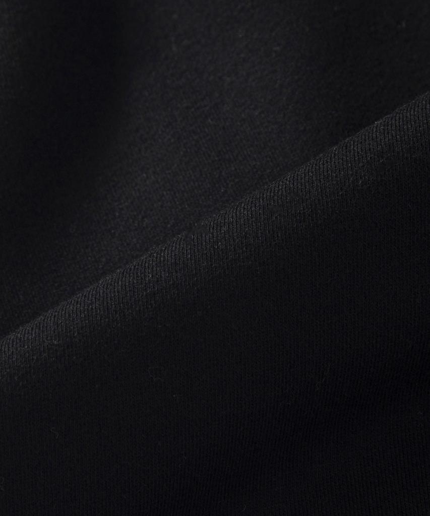 TONSIL Pintuck Washed Long Bermuda Pants Black