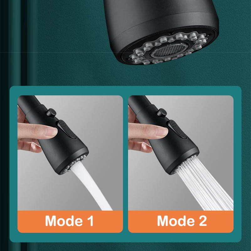 Universal 360° Rotate Kitchen Faucet Extender Aerator Plastic Splash Filter Kitchen Washbasin Faucet Bubbler Nozzle