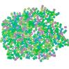 5mm Glow-in-the-Dark Two-Color Perler Beads Refill DIY Craft Pack
