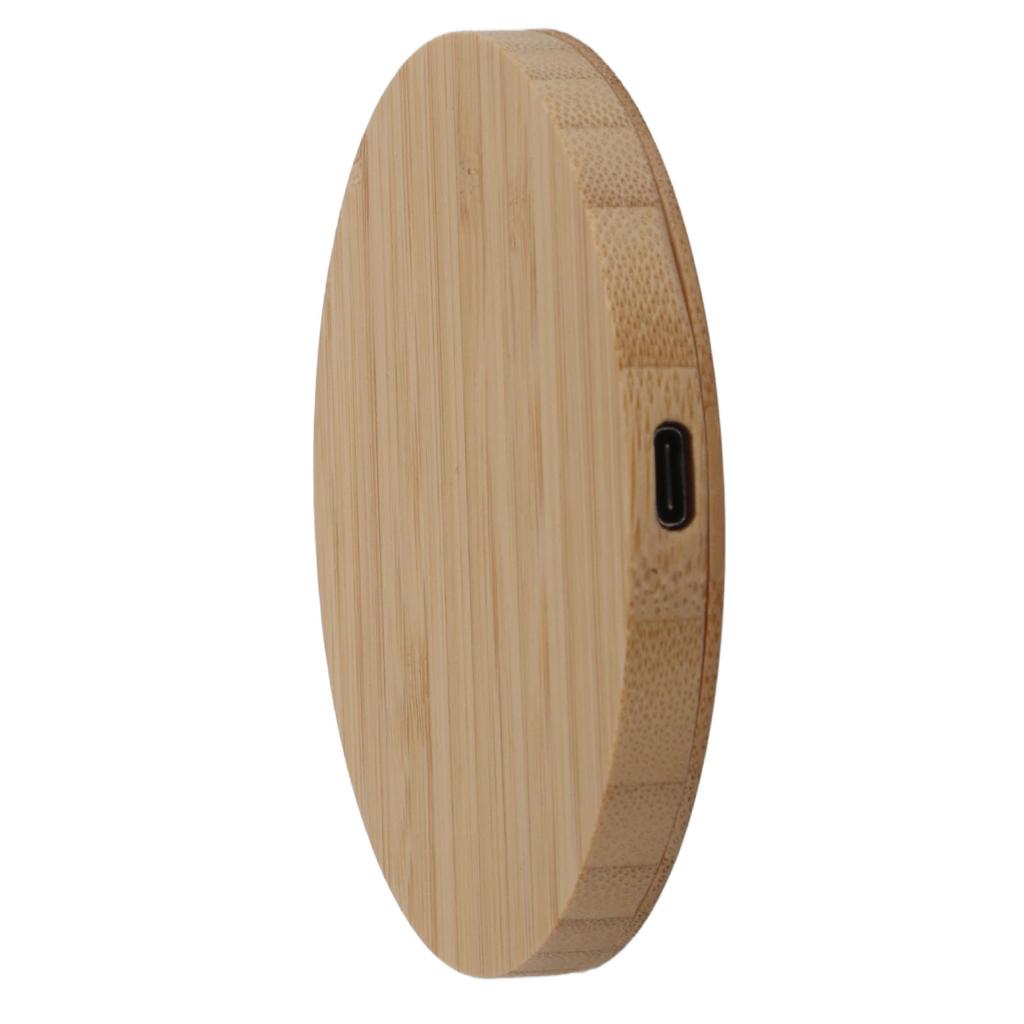 Wireless Charger 15W Power 8MM Transmission 5V3A 9V2A 12V1.5A Output 5W 7.5W 10W 15W Input Fast Bamboo Charging Station