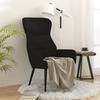Relaxation Chair - Black - Fabric - 1 Seat - Armrests - Contemporary Design