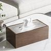 Kreative Walnuss Holz Taschentuchbox Taschentuchbox Wohnzimmer Servietten Spender Schwarze Walnuss Handgefertigte Holz Taschentuchbox Dekoratives Geschenk