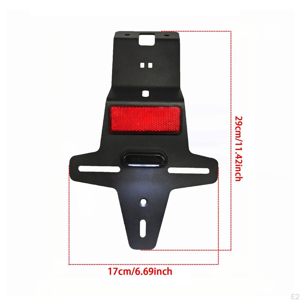 License Plate Holder with Reflective Sheet Convenient Replacement Parts for Crf300L