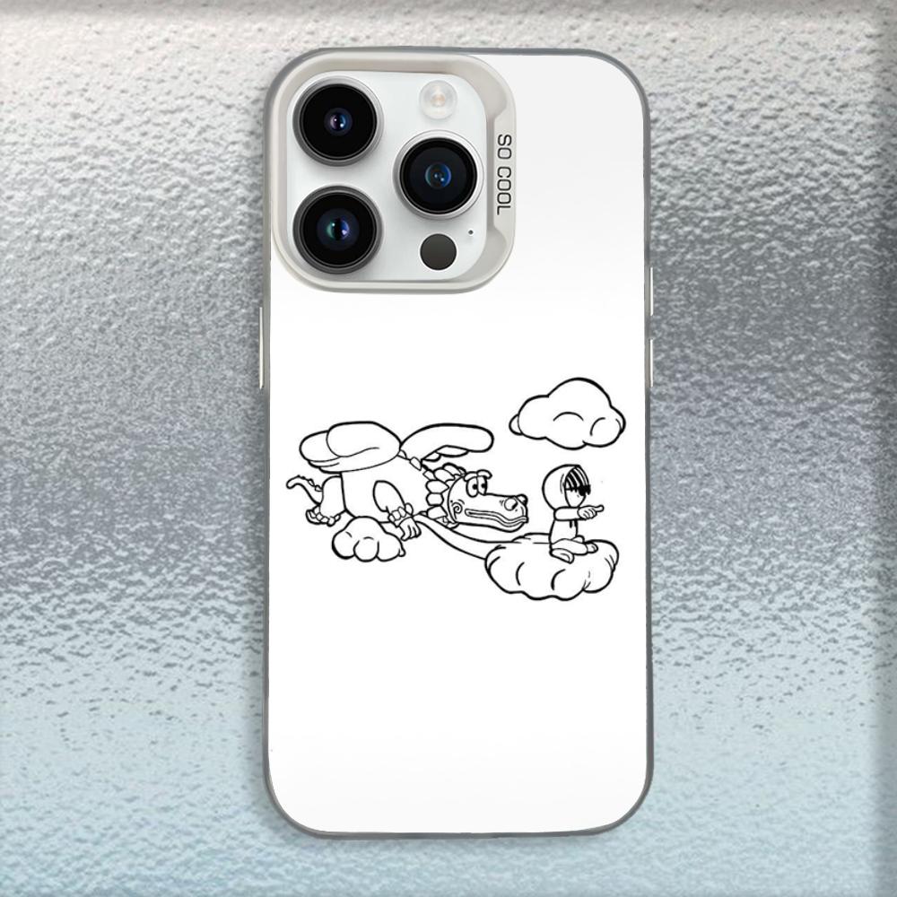 

J-Junior H Sad Boyz Phone Case For iPhone 16,15,14,13,12,11,Mini,Pro,MAX White Matte Shockproof Cover iPhone13PRO