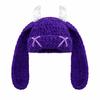 Soft Warm Little Devil Long Ears Cap Elastic Knit Warm Windproof Cap  Cold Weather Wear