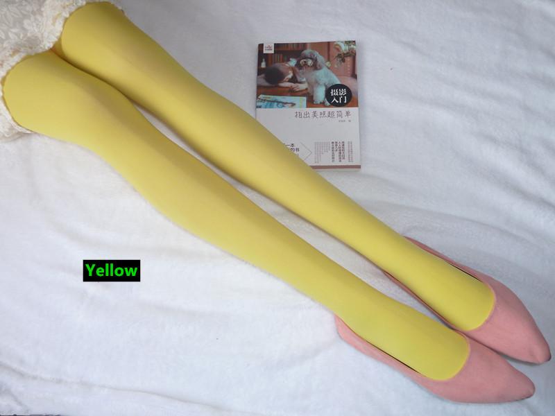 Autumn 8 Warm Women's Tights Colorful Velvet Seamless Pantyhose Female Stockings Medias Sexy for Women