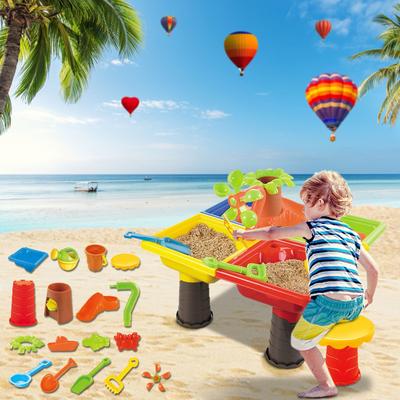 23 tlg. Strandspielzeug Sandset Sandspiel Sandkastenspielzeug Sommer Outdoor Spielzeug