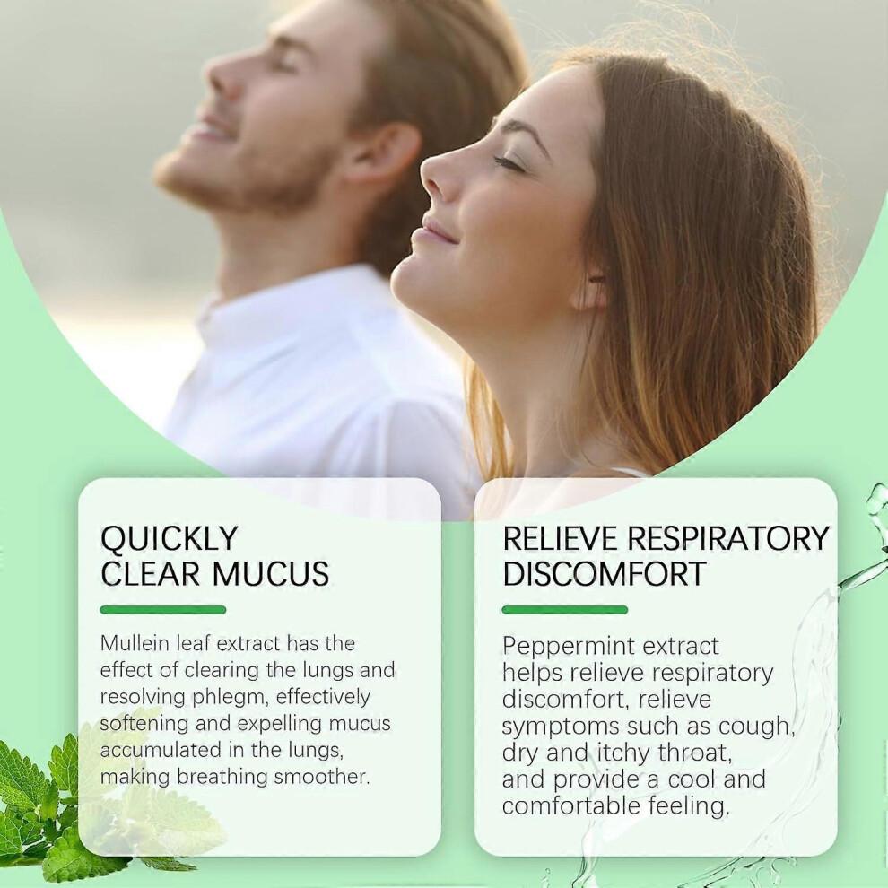 3-piece Set Lung Cleansing Spray with Herbs, 30 Ml Per Bottle – Natural Breathing Support for Everyday Life