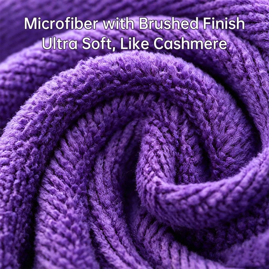 OEM/ODM Luxurious Customizable logo Lager Sizes High Gsm Thickened Non-depilatory Non-fading Skin-friendly Microfiber Bath Towel