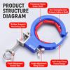 Thickened Base Cable Lay Pulley Time Saving Hanging Pulley Tray Cable Roller Cable Tray Wiring