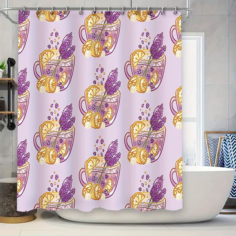 

Floral Shower Curtain Botanical Nature Plants Greenery Bathroom Decor Waterproof Fabric Modern Farmhouse Artistic Home Textile W60H190(CM)-1 Pcs