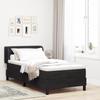 Box Spring Bed with Mattress vidaXL Black 90x200 Cm Velvet 3340318