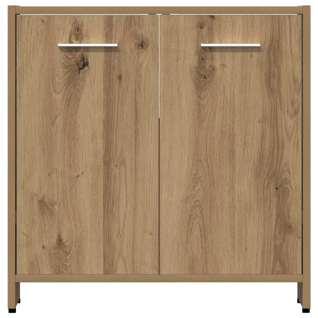 4 Piece Bathroom Furniture Set  Artisan Oak  Engineered Wood