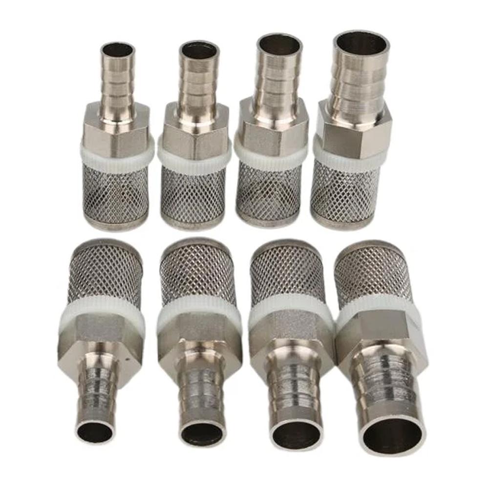 

Garden Irrigation Hose Barb Filter Adaptable Hose Barb Filter Solution Pump Protection Filter Leak-Proof Connection 10mm