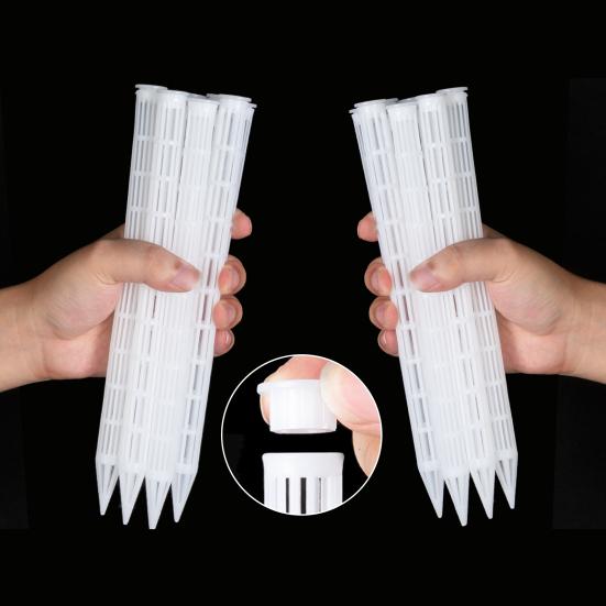 Pflanzenbelüftungsrohre Pflanzgefäßeinsatz Belüftungsrohre Wurzelfäule-Vorbeugungsrohr Verhindert Überwässerung für alle Arten von Blumentöpfen