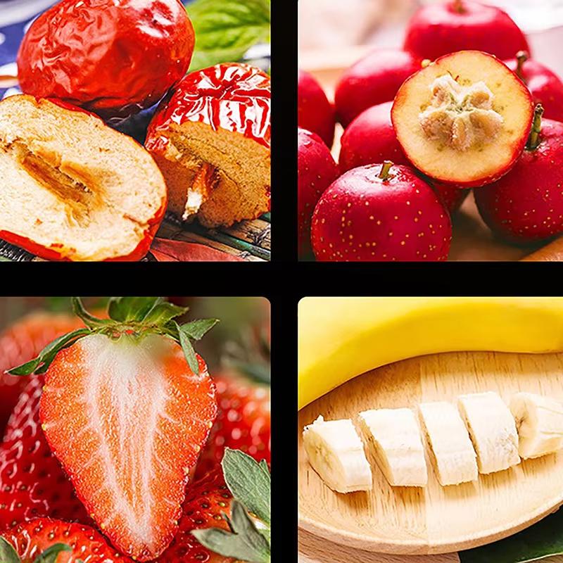 Neat Fruit Slices Maker Stainless Steel Strawberry Soft Fruit Slicer With Anti-slip Base 8 Blades Heavy Duty Cutter For Quick