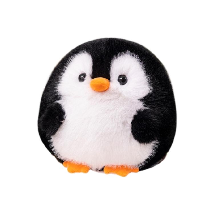 Soothing Penguins Plush Dolls Animal Large Penguins Toy Furry Stuffed Toy Cuddle Toy for Birthday Christmas Gifts