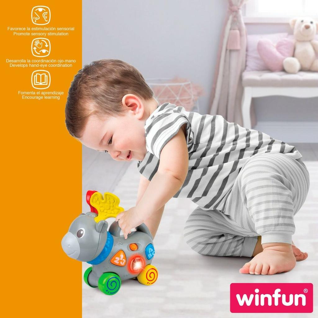 Pull-along Toy Winfun Elk 17 X 17 X 7.5 Cm (6 Units)