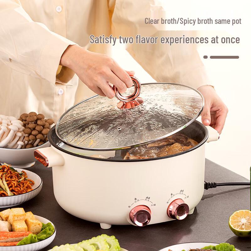 Beiduoyang Multifunctional 5L Electric Divided Hot Pot