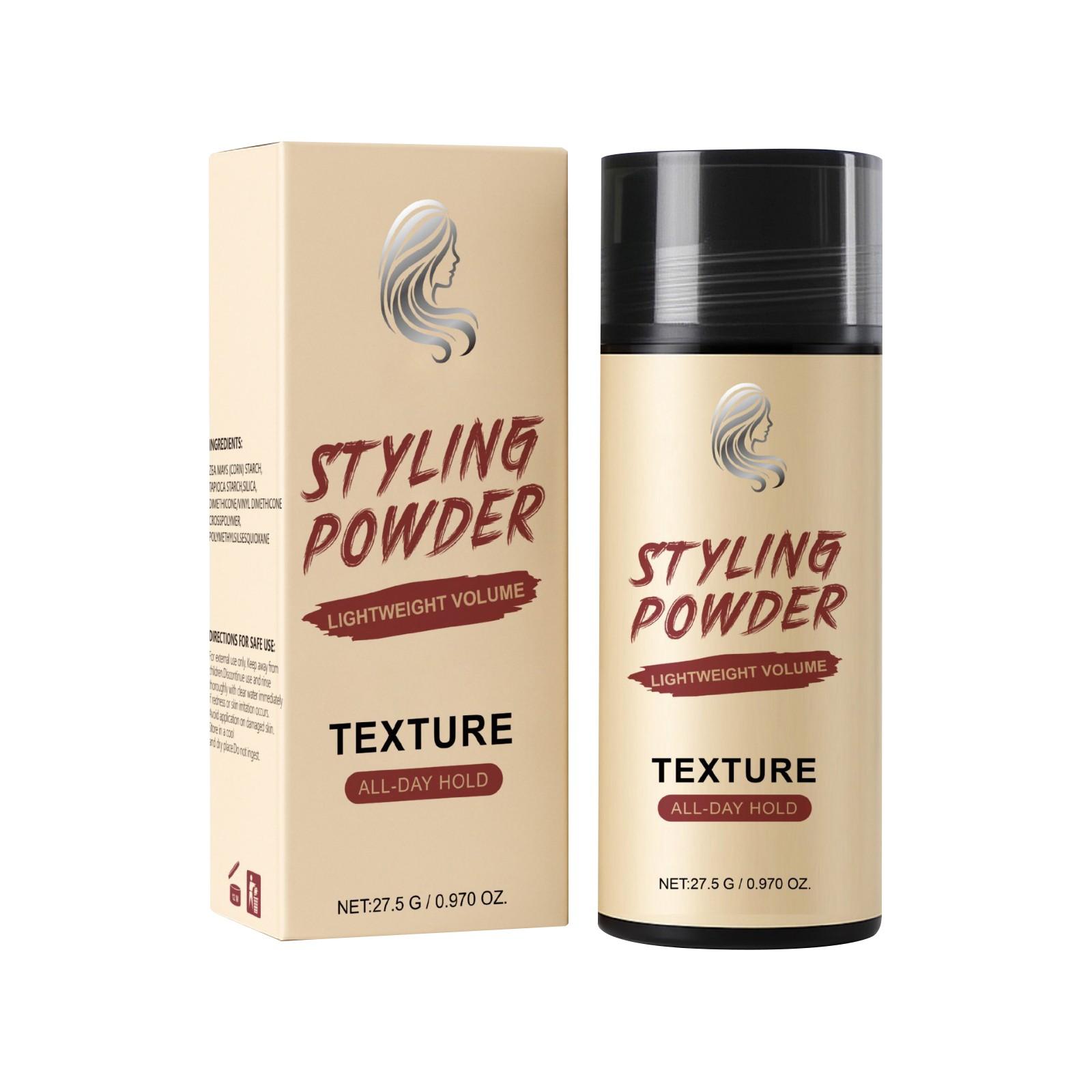 

Пудра для волос для придания формы и фиксации, освежающая, контролирующая жирность, натуральная и стойкая фиксирующая пудра One Size белый