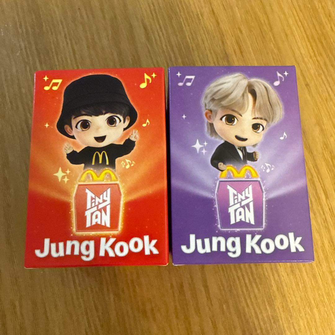 

[Б/У] BTS McDonald s Мак Фигурка Tiny TAN Чонгук 2 штуки