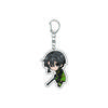 55MM Anime Sword Art Online Keychain Alice Synthesis Kirigaya Kazuto Yuuki Asuna Key Chain Acrylic Model Plate Christmas Gifts