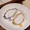 Osmanthus Cat Little Star Cat Weaving Bracelet Versatile Bracelet Best Friend'S Hand Rope Stackable Couple Jewelry