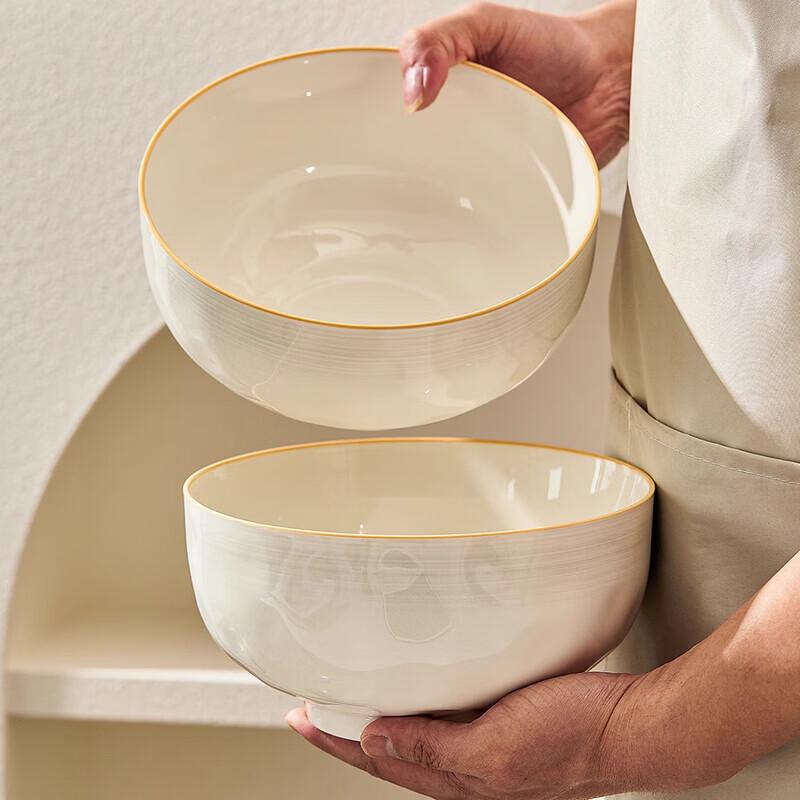 Modern Ceramic Underglaze Double-Handle Fish Plate