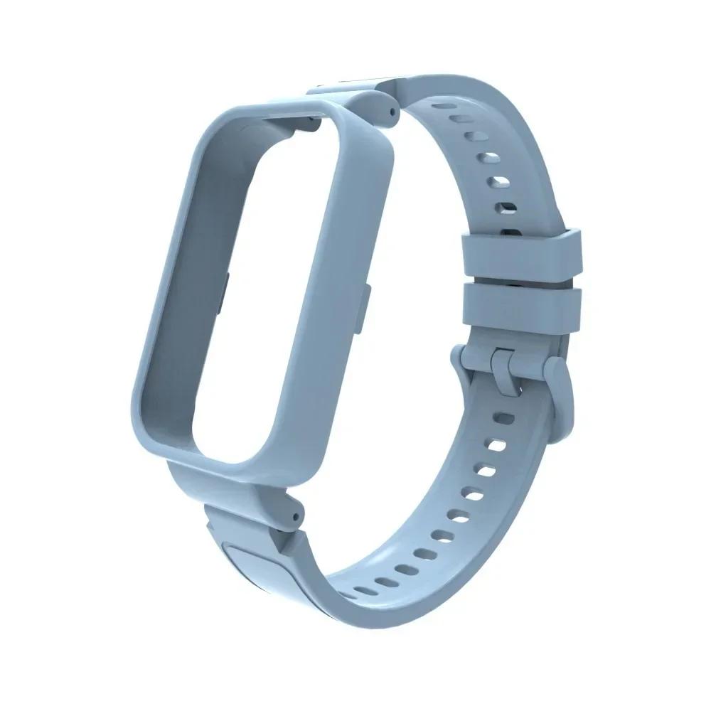 Curea de ceas din silicon Pentru Redmi Smart Band 2 Brățară sport de înlocuire Pentru Xiaomi Smart Band 8 Active Accesorii husă moale