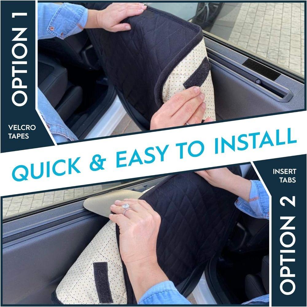 2Pcs Anti Scratch Vehicle Door Covers Guard  Interior Accessories
