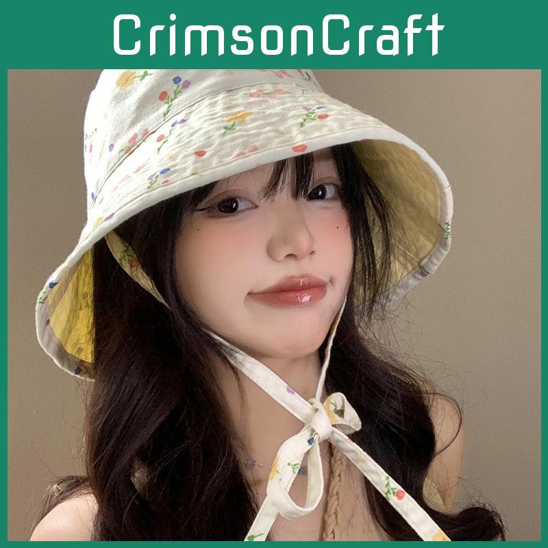 Summer Reversible Floral Bucket Hat For Women With Uv Protection Gifts Caps