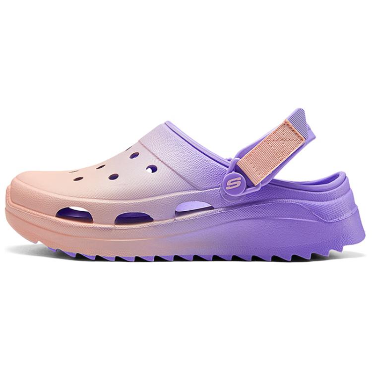 Skechers Дышащие Прочные Клоги Женская обувь Розовый Фиолетовый 111583-PRPK 35