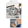22mm nerezový řemínek Pro Casio EF-550 Řada EDIFICE EF-550D/PB EF-523 5147 Vodotěsný silikonový gumový řemínek na hodinky Náramek