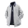 Retro Anti-Wrinkle Down Jacket with Lapel - Men's Winter Coat