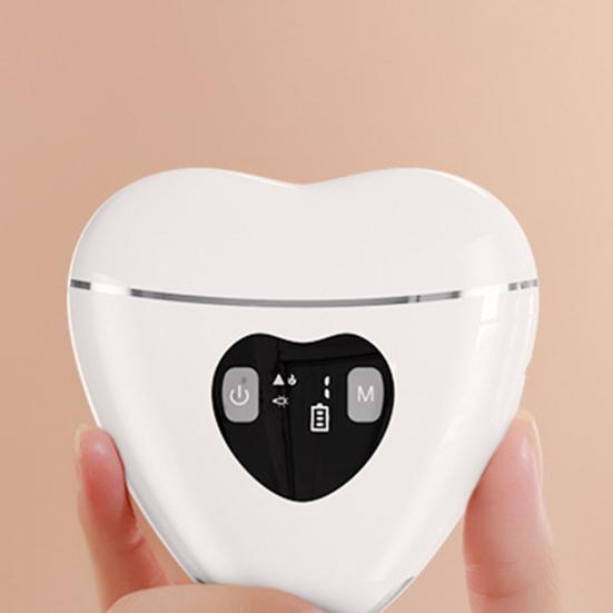 Masážní přístroj na obličej s vibračními a hřejivými funkcemi Ergonomický design Kompaktní Přenosný Bezdrátový masážní přístroj proti stárnutí