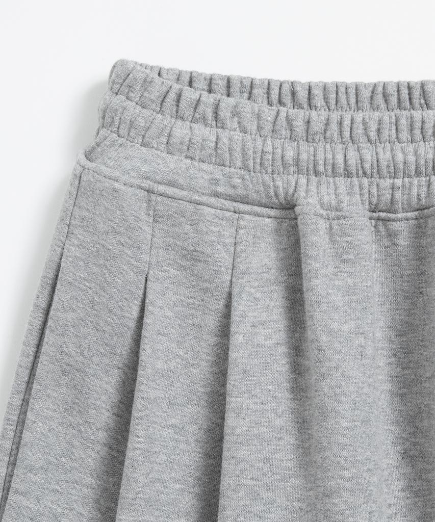 BRENSON (Renew Ver.) Double-Pleat Wide Sweatpants ( 4 Colors ) ( Fleece Line Option )