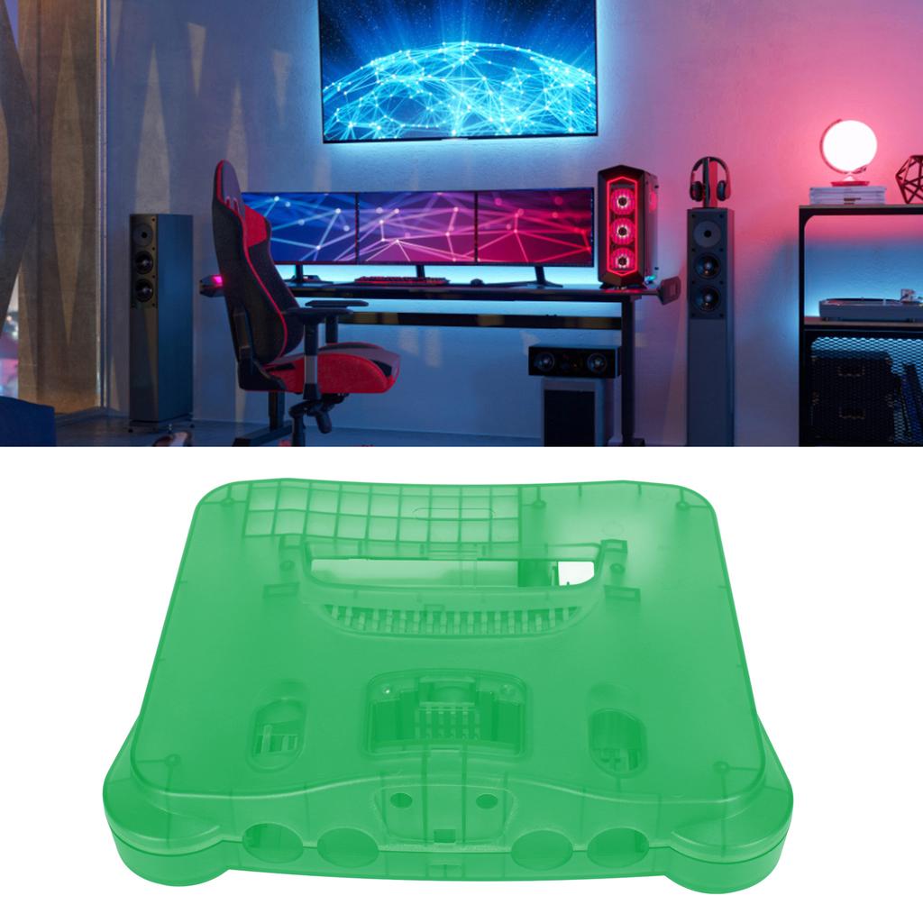 Retro Video Game Console Translucent Case Professional Dustproof Thickened Game Console Protective   for N64 Console