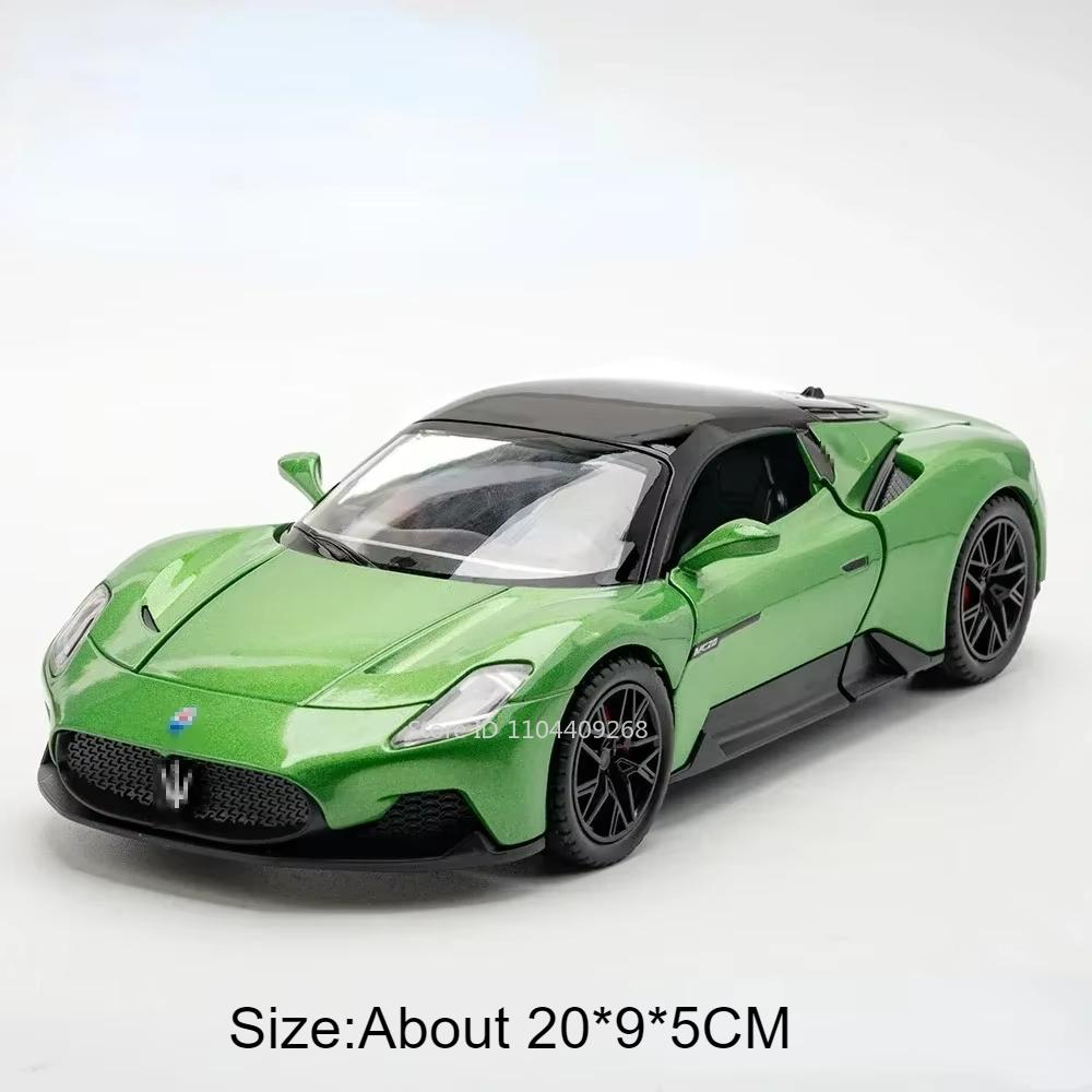 1:22 Scale I8 Mc20 Sports Car Model Toy Diecast Metal Pull Back Simulation Sound Light Luxury Cars Models Collection Ornaments