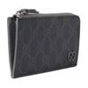 Gucci GG Logo Zipper Wallet Unisex Wallet Dark-Gray 795233-FACQC-1048