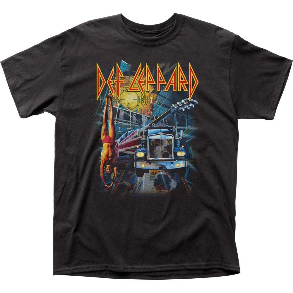 

Def Leppard Box Set Mens T Shirt Music Classic Concert Rock Band Tee New Black 3XL