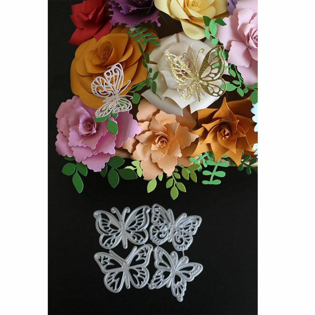 Insecte fluturi tăiere matrițe metal șablon bricolaj album album hârtie în relief artizanat die tăiat fluture