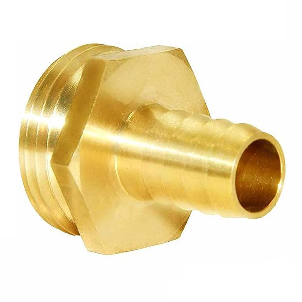 High Quality 2PCS 3/8 Hose Barb to 3/4 GHT Male For Water Plumb Irrigation