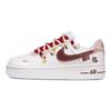 Llega la Bendición Air Force 1, Zapatillas de Skate de Caña Baja Resistentes a la Abrasión en Caja Unisex Blanco Rojo CW2288-111(Team63-BOX)
