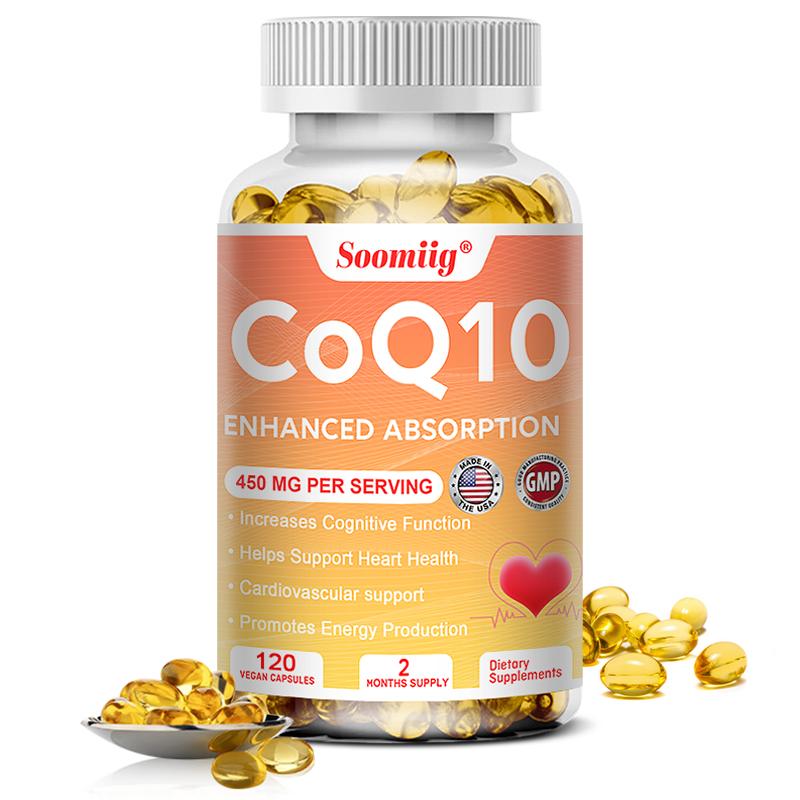 Coenzima Q10 450 mg - 120 capsule (V) - 100% Ubichinone - Naturale