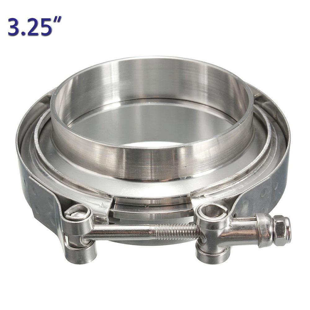 ZUCZUG 1.5-6.0"  Tubor Exhaust V Band Clamp with Male  and Female Flange Design for Exhaust Pipe Clamp Stainless Steel 304
