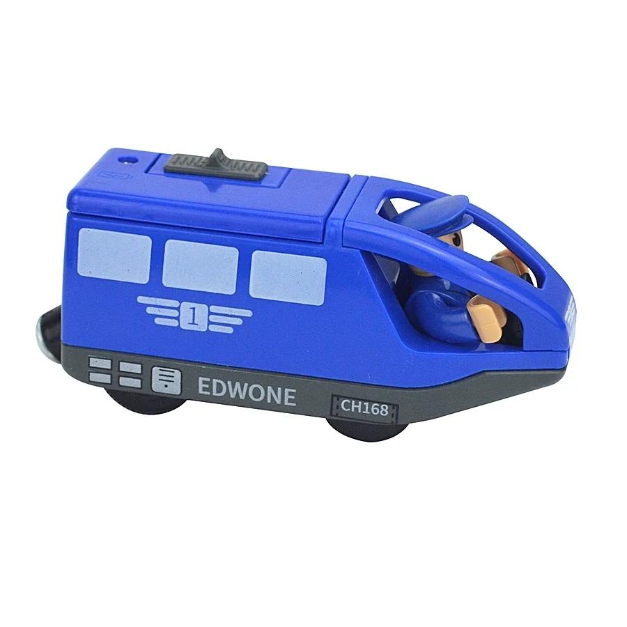 

Деревянный локомотив, магнитный электромобиль, игрушечный поезд, подходит для Biro, деревянный литой под давлением, слот, железнодорожный путь, обучающие игрушки для детей