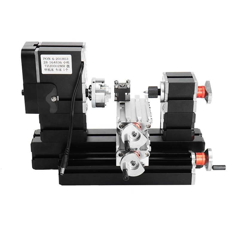 12V DC 60W 12000rpm Milling Machine Mini Metal Rotating Lathe DIY Woodwork Wood Lathe Model Making Tool Kit