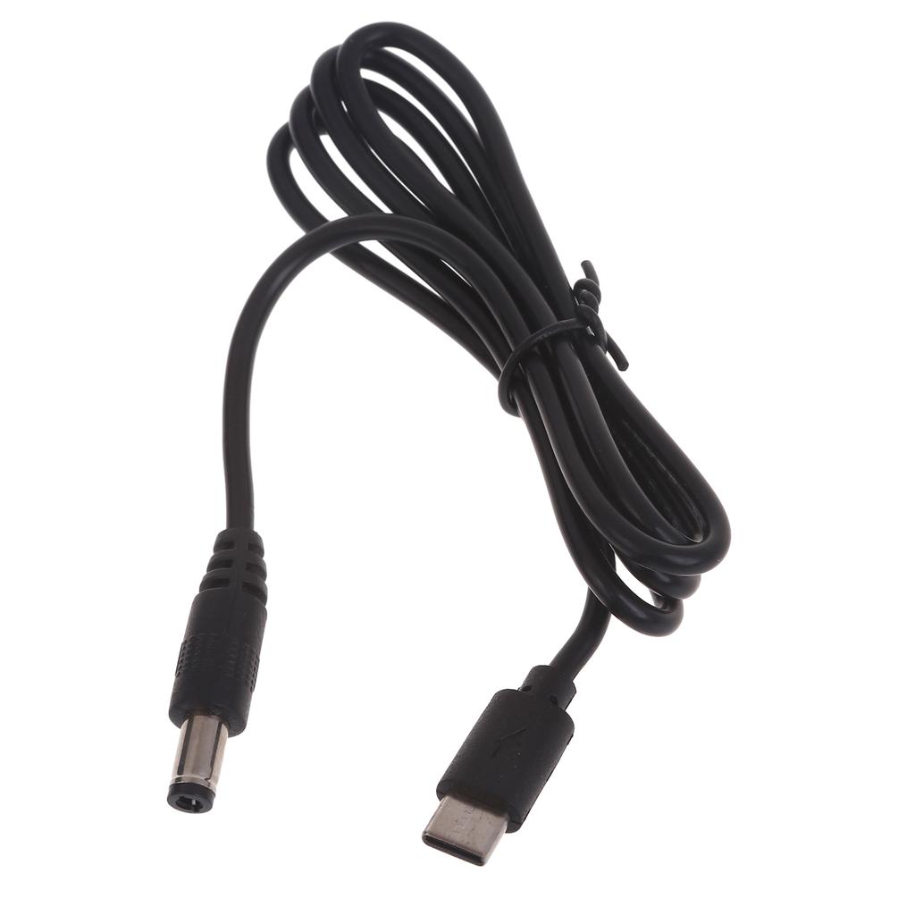 Typ-C auf 5,5x2,5mm Stromkabel Stecker auf Stecker DC5521 Anschlusskabel für Router, , LED-Leuchten und Kameras