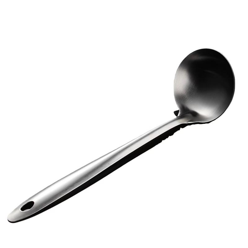 Qianxing 304 Stainless Steel Large Thin Hot Pot Spoons (10-Pack)